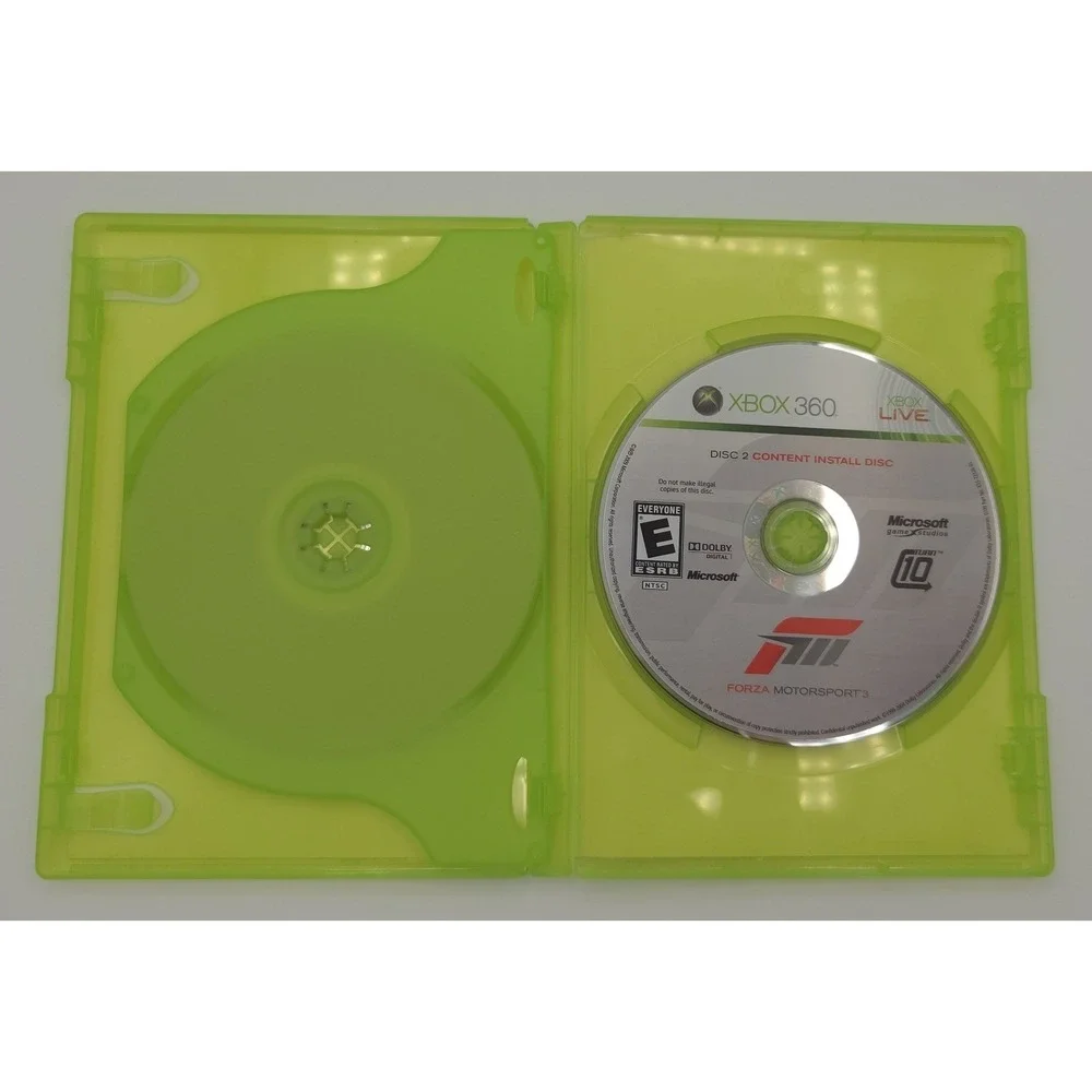 Forza Motorsport 3 - Walmart Exclusive - Xbox‎ 360 - Case & 2 Discs - Tested